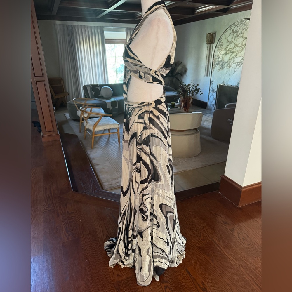 Emilio PUCCI vintage cutout dress sz 6 - Picture 3 of 5